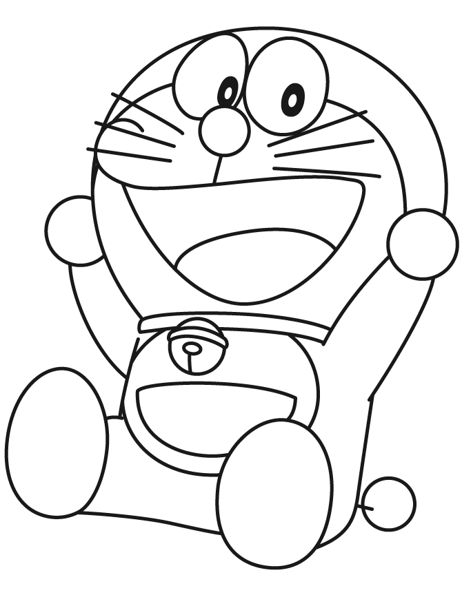 Robotic Fun Awaits 36 Doraemon Coloring Pages (Printable PDF)